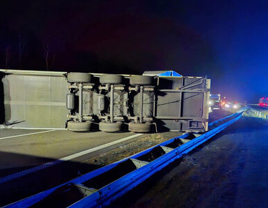 Miniatura: Wypadek na autostradzie A2. Utrudnienia...