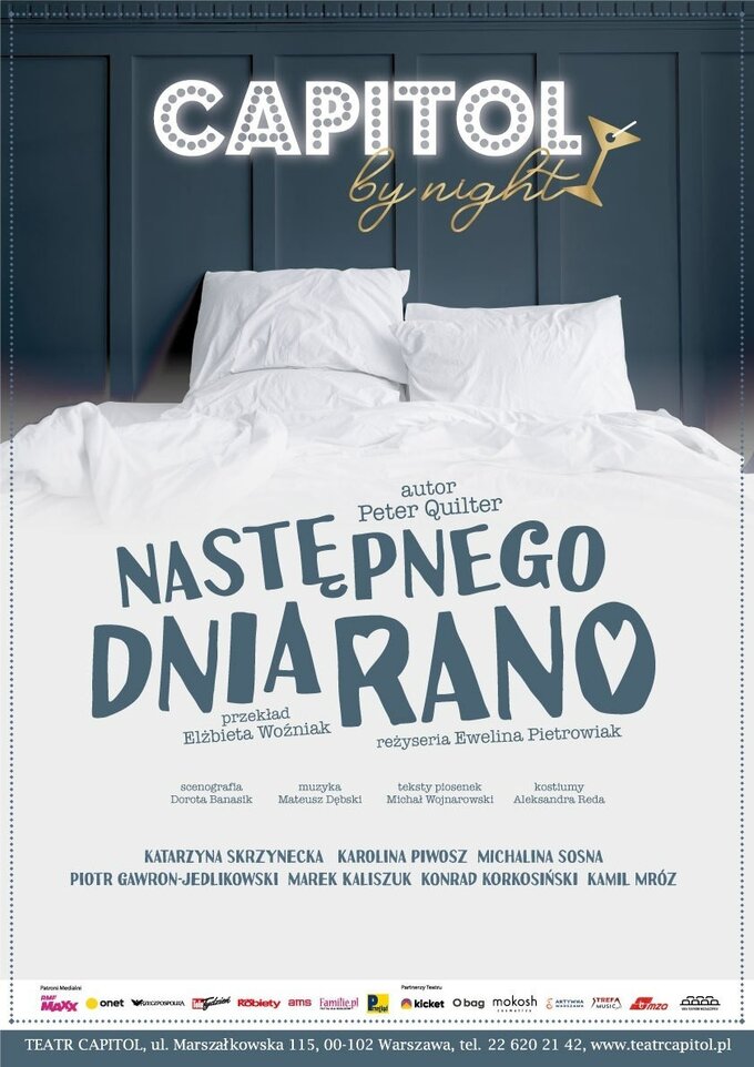 „Następnego dnia rano” – plakat spektaklu