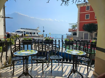 Taras w Limone sul Garda 