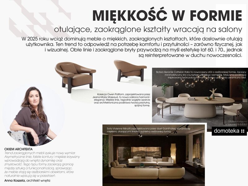 Design przyszłości prosto z Mediolanu. Domoteka prezentuje Raport z Salone del Mobile 2025