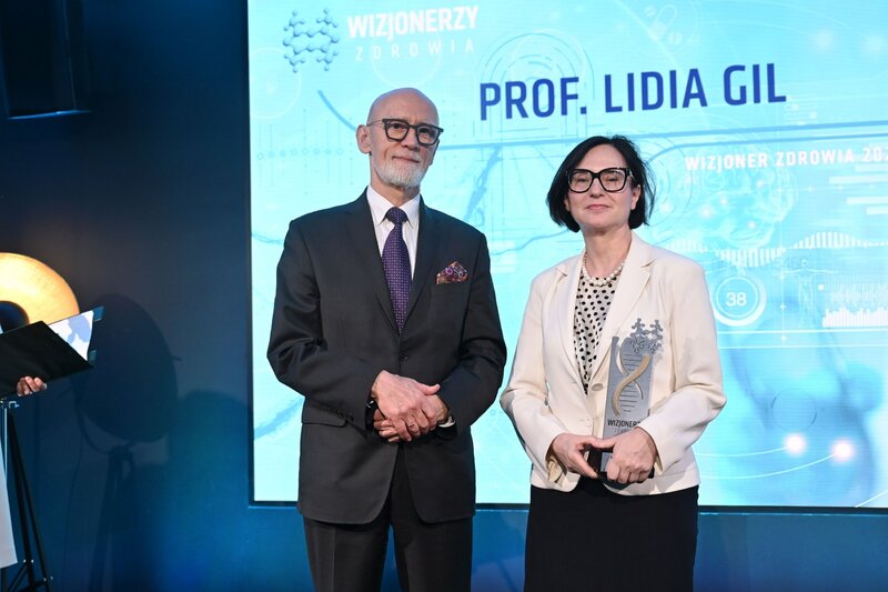 Dr Tomasz Maciejewski i&nbsp;prof. Lidia Gil