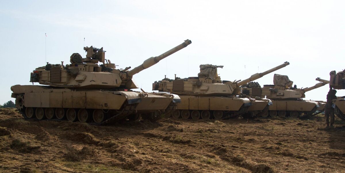 M1A2 Abrams Main Battle Tank podczas ćwiczeń (fot. U.S. Army photo by Spc. Marcus Floyd, 13th Public Affairs Detachment)
