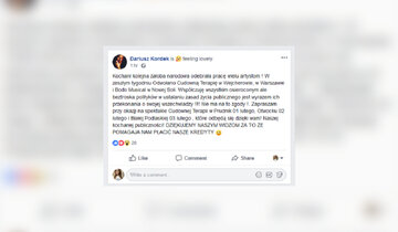 Dariusz Kordek o&nbsp;żałobie narodowej