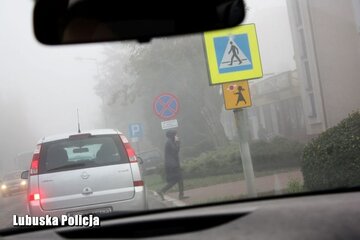 Widoczność pieszego na&nbsp;drodze