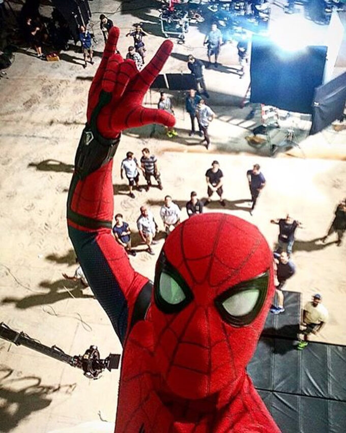 Zdjęcie z planu „Spider-Man: Homecoming”