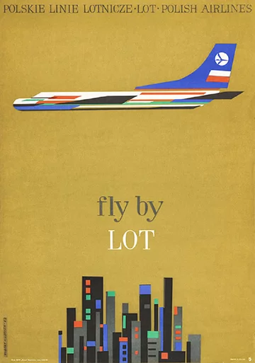 Plakat z wystawy „Retro-jet” Plakat