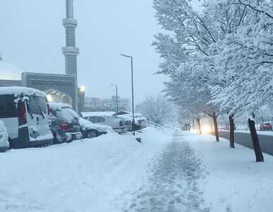 Miniatura: Intensywne opady śniegu w Europie....