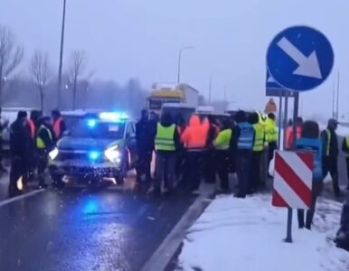 Miniatura: Ukraińscy kierowcy odpowiadają na protest...