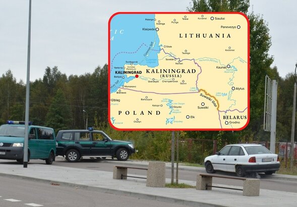 Miniatura: Przesmyk suwalski do zaminowania? Były...