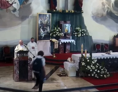 Miniatura: Profanacja podczas mszy. Jest nagranie