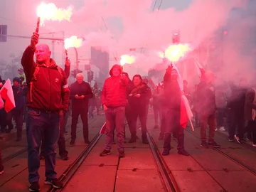 Marsz Niepodległości w Warszawie 