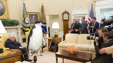 Pingwin zamiast Trumpa 