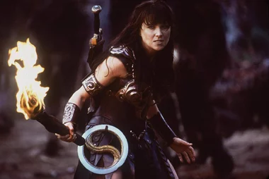 Kadr z serialu „Xena: Wojownicza księżniczka”
