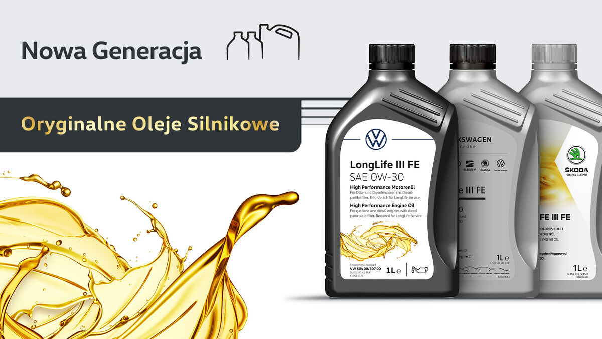 Oleje silnikowe LongLife III FE Grupy Volkswagen 