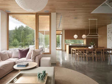 Dom nad jeziorem, projekt Ghoche Architect 