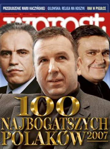 Okładka tygodnika Wprost nr 25/2007 (1278)