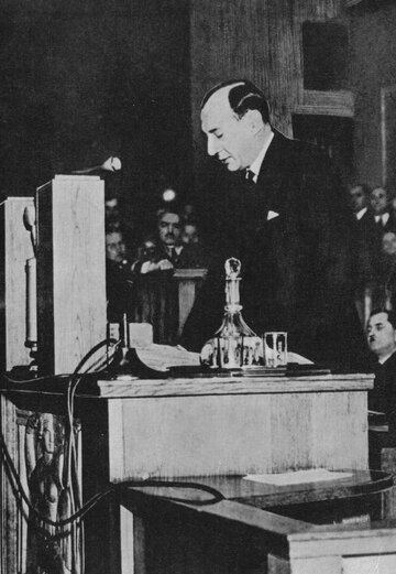 J&oacute;zef Beck przemawia w&nbsp;Sejmie, 5&nbsp;maja 1939