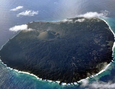 Miniatura: Bezludna wyspa Nishino-shima powiększa...