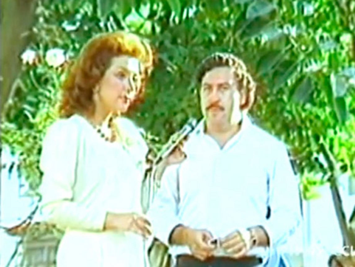 Virginia Vallejo i Pablo Escobar w 1983 roku 