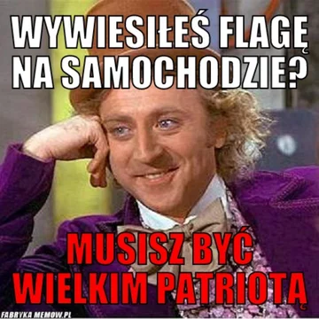 Mem z Willym Wonką 