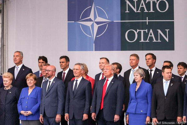 Miniatura: Andrzej Duda na Szczycie NATO w Brukseli