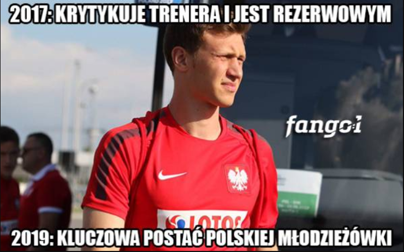 Mem po meczu Polski z Włochami 