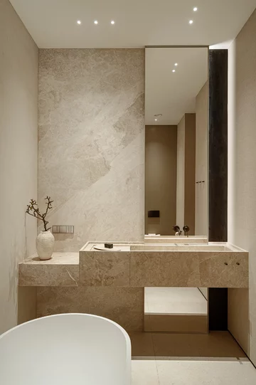 Apartament jak butikowy hotel, projekt Bajer Sokół Team 