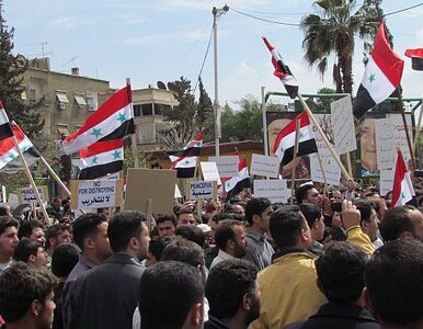 Miniatura: Syryjczycy protestują, władza interweniuje