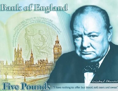 Miniatura: Winston Churchill zadebiutuje na banknotach