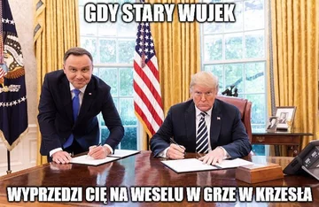 Mem po spotkaniu Duda-Trump 