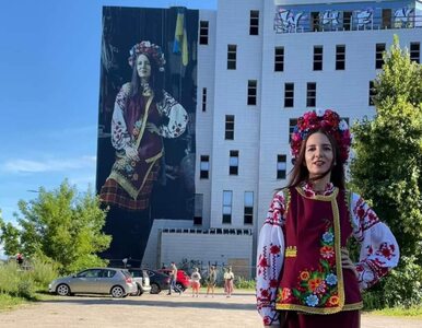 W Wilnie na „Domu Moskwy” powstał mural poświęcony Ukrainie