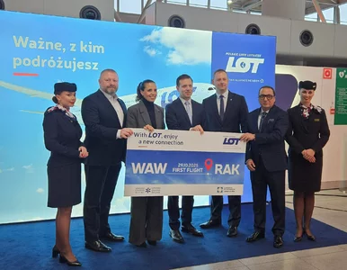 Miniatura: LOT wystartował z Warszawy do „Perły...