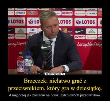 Sousa za Brzęczka. Internauci publikują memy 