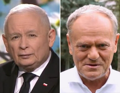 Miniatura: Liderzy PO i PiS złożyli życzenia. Tusk...