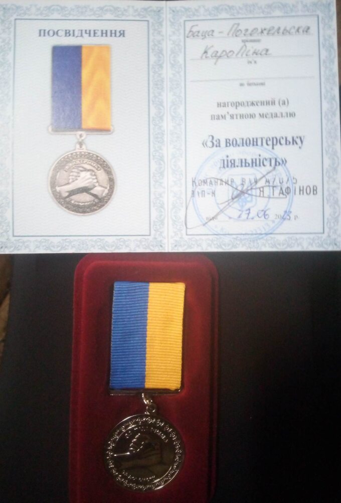 Medal dla Karoliny Bacy-Pogorzelskiej