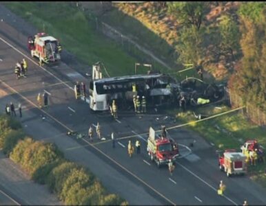 Miniatura: Tragiczny wypadek autobusu szkolnego w...