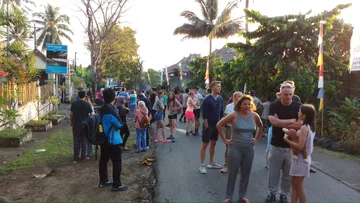 Skutki trzęsienia ziemi w Indonezji 