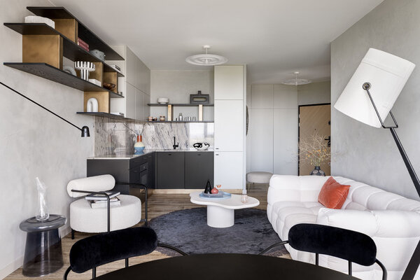 Miniatura: Wnętrze w Gdańsku, proj. PRZESTRZENIE