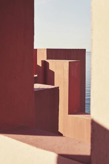 La Muralla Roja, osiedle projektu Ricardo Bofill Taller de Arquitectura Ricardo Bofill, La Muralla Roja