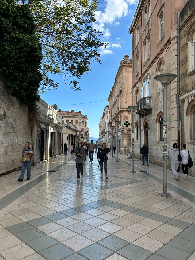 Jedna z ulic Splitu