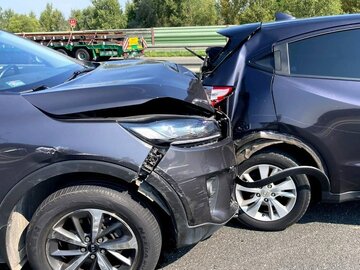 Kolizja na&nbsp;autostradzie A4
