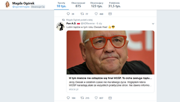 Twitter Magdaleny Og&oacute;rek