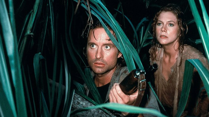 Kadr z filmu „Miłość, szmaragd i krokodyl”