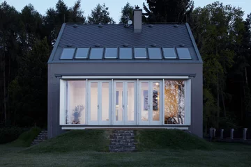 Renowacja podmiejskiego domku, projekt Kaa Studio Linka, forest, Kaa