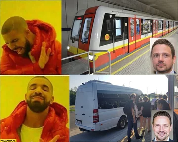 Akcja Trzaskowskiego #18dzielnicw18h - mem 