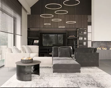 Dom z basenem, proj. Mikołajska Studio 