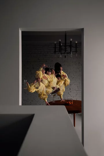 Teatralny dom pary aktorów, projekt Jean Verville v2com, 1010-13