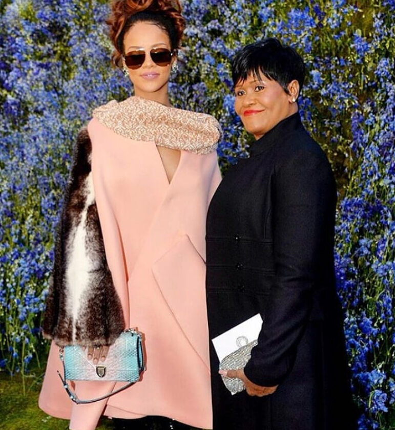 Rihanna z matką 