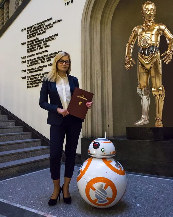Weronika Muszyńska, BB-8 i C-3PO 