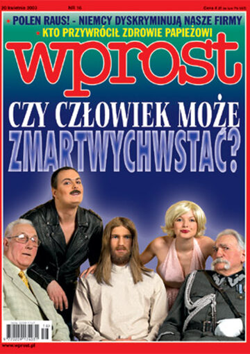 Okładka tygodnika Wprost nr 16/2003 (1064)